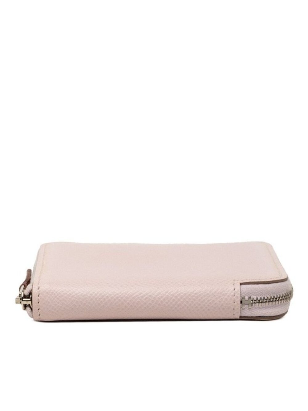 ★SOLD★ Hermes Azap Silk in Compact Coin Case Wallet Mauveper Pink Veau - Picture 3 of 6